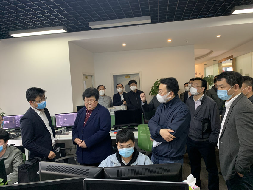 寶山區區領(lǐng)導一行蒞臨邁維動(dòng)漫調研企業(yè)復工復產(chǎn)情況(圖4)
