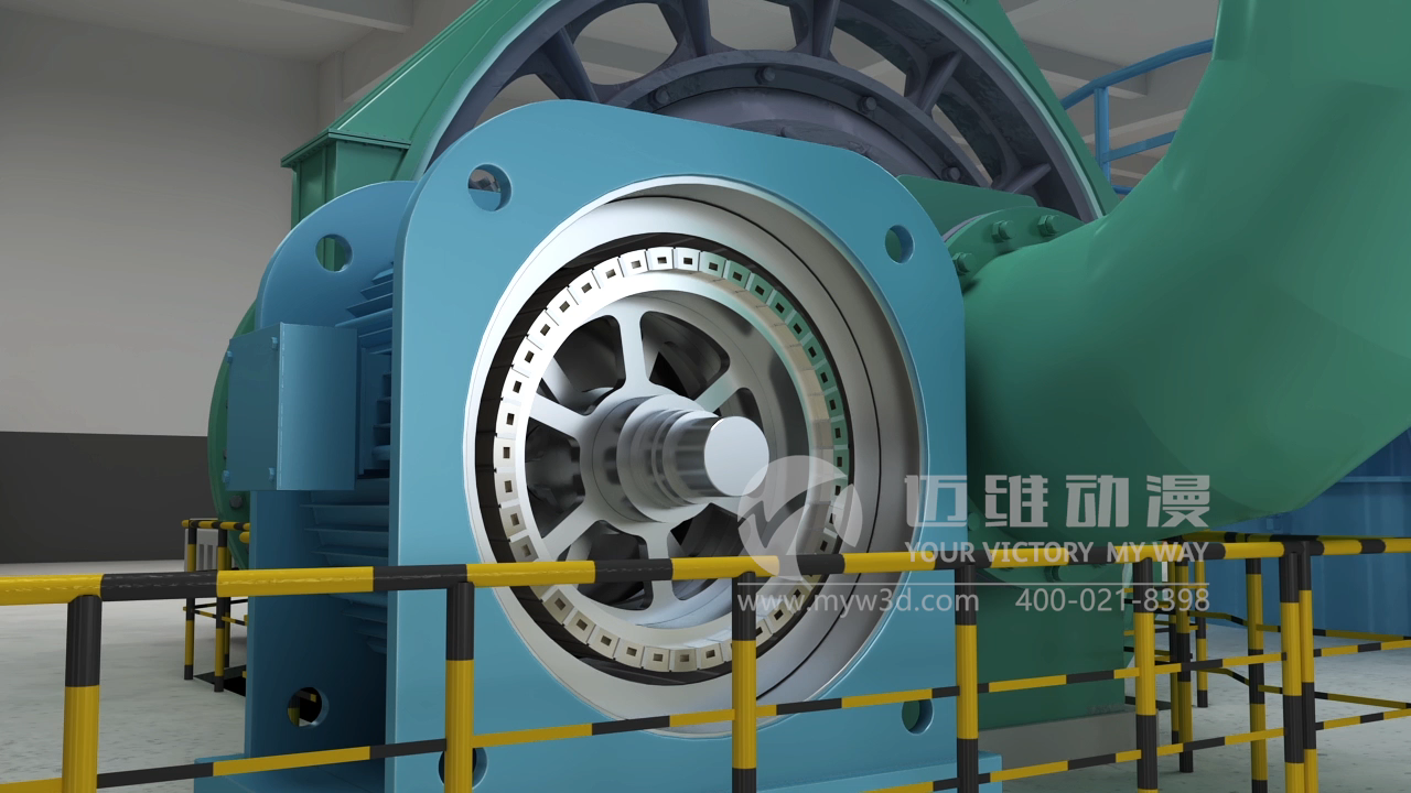 智能永磁電機產(chǎn)品演示三維動(dòng)畫(huà)