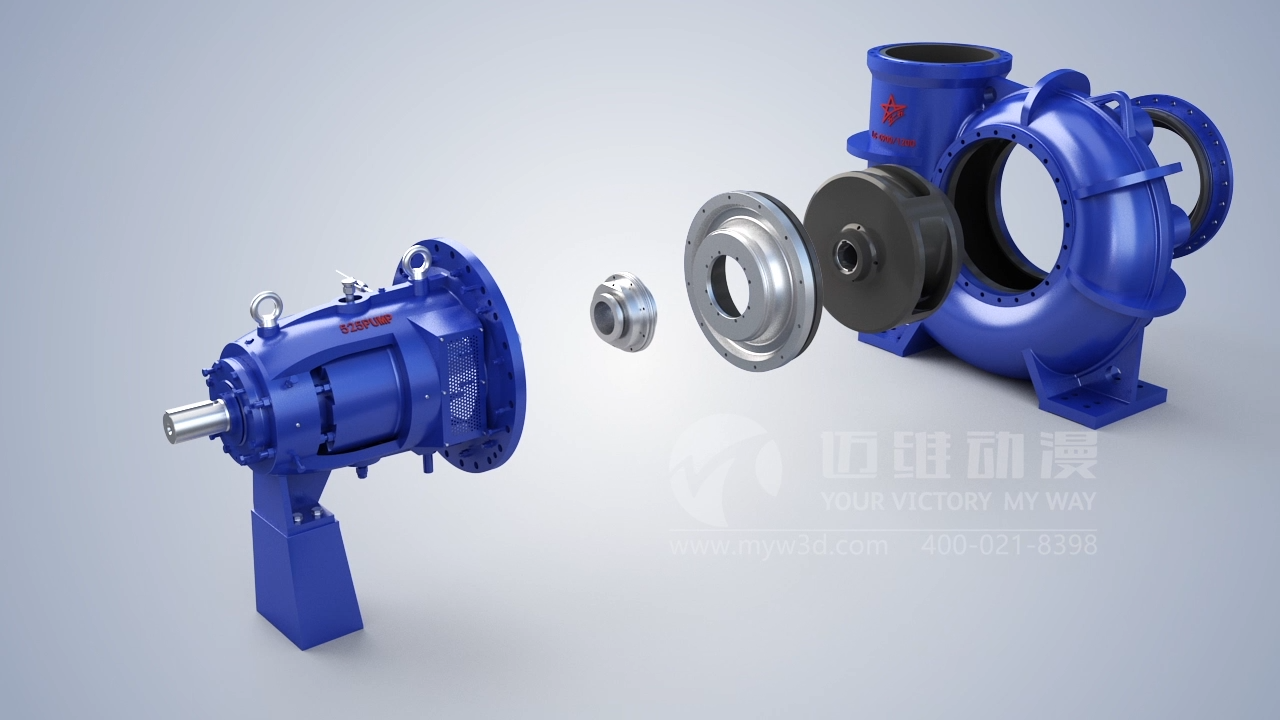 三維動(dòng)畫(huà)制作凸輪式轉子泵動(dòng)畫(huà)演示(圖2) 三維動(dòng)畫(huà)制作凸輪式轉子泵動(dòng)畫(huà)演示(圖2)