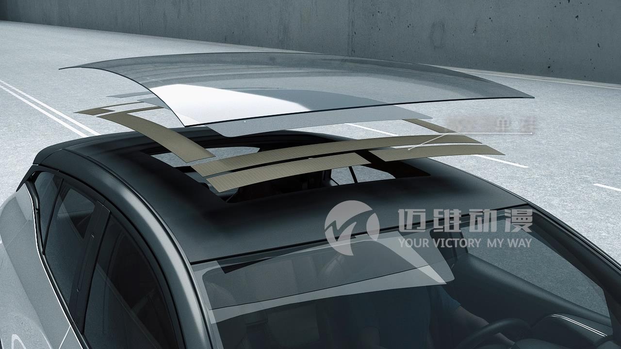 祝賀邁維動(dòng)漫制作汽車(chē)太陽(yáng)能天窗及系統三維動(dòng)畫(huà)宣傳片(圖3) 祝賀邁維動(dòng)漫制作汽車(chē)太陽(yáng)能天窗及系統三維動(dòng)畫(huà)宣傳片(圖3)