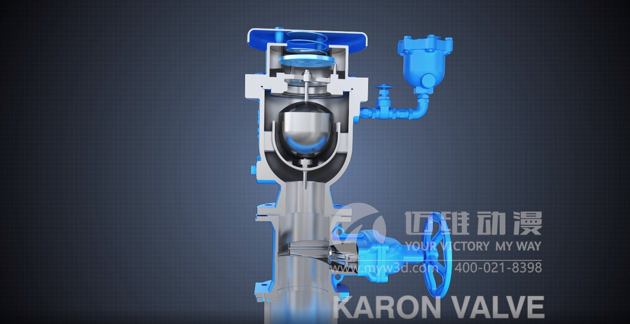 邁維三維動(dòng)畫(huà)——排氣閥的動(dòng)畫(huà)演示原理(圖1) 邁維三維動(dòng)畫(huà)——排氣閥的動(dòng)畫(huà)演示原理(圖1)