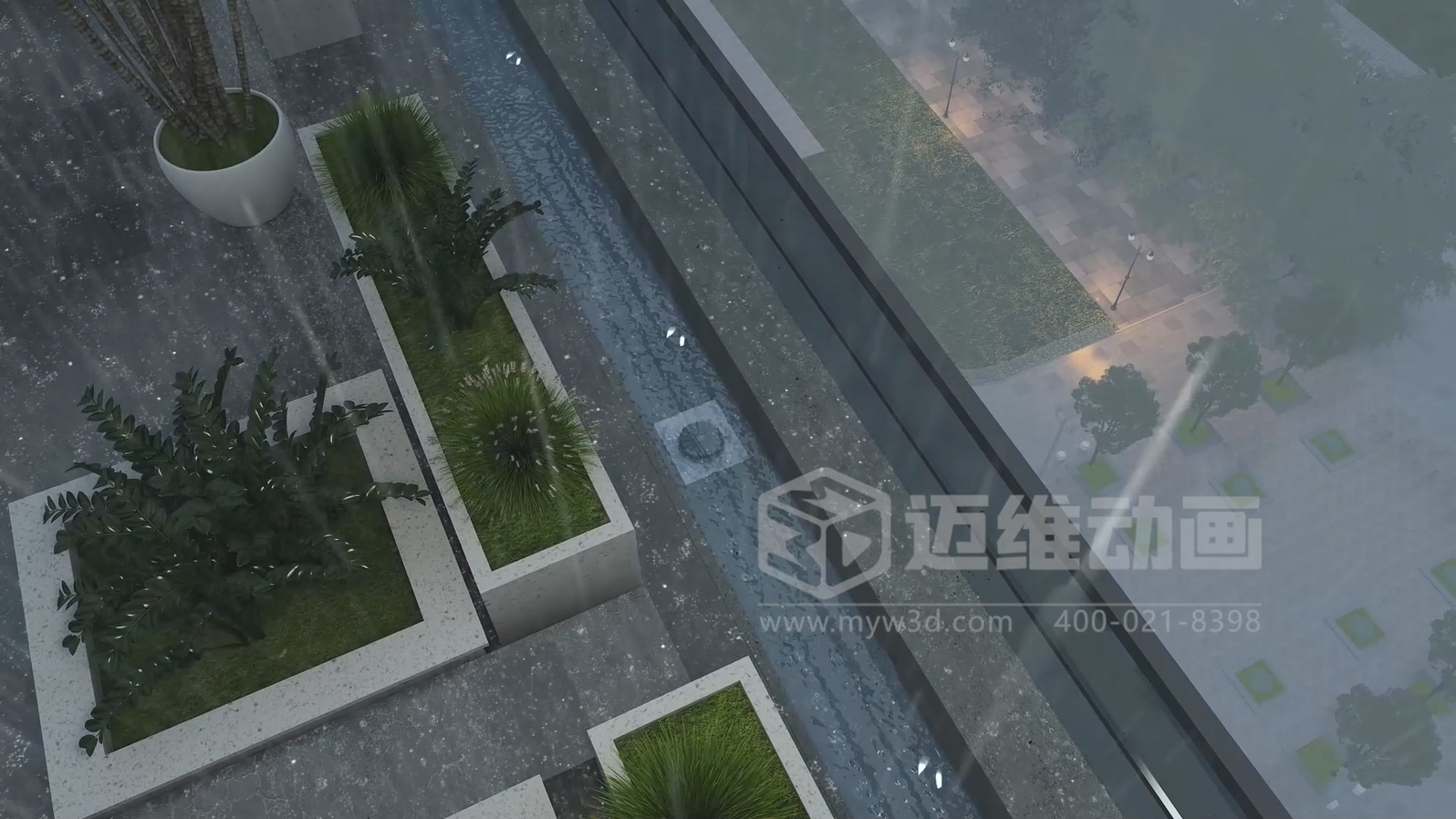 虹吸雨水管道系統三維動(dòng)畫(huà)展示(圖2)