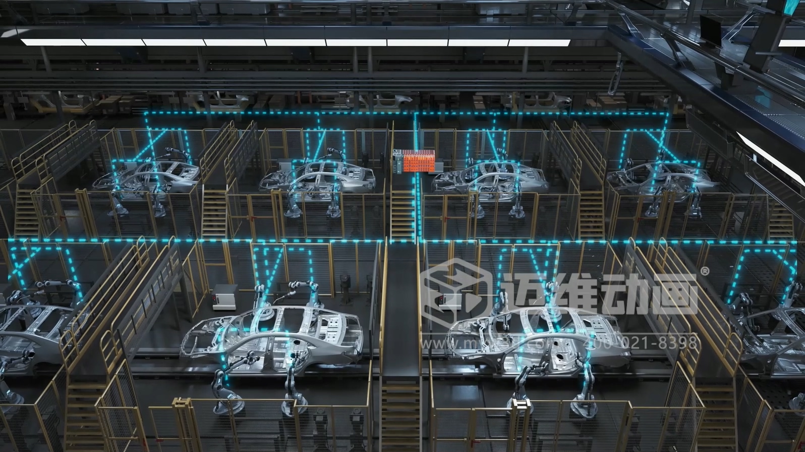 工業(yè)自動(dòng)化 3D 動(dòng)畫(huà)如何精準呈現？邁維動(dòng)畫(huà)為可編程邏輯控制器打造爆款產(chǎn)品動(dòng)畫(huà)宣傳片(圖4)