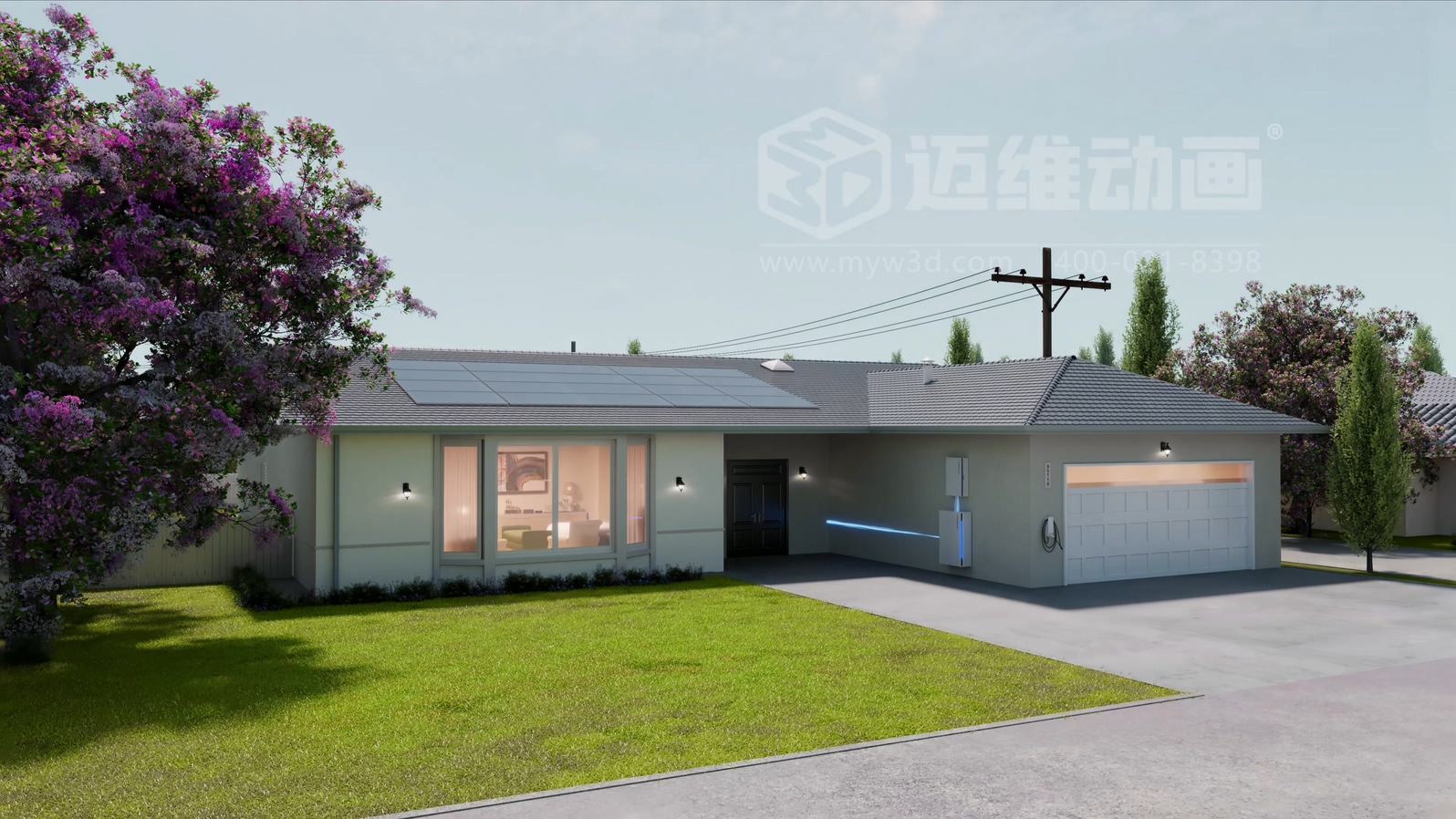 戶(hù)用儲能三維動(dòng)畫(huà)(圖1)