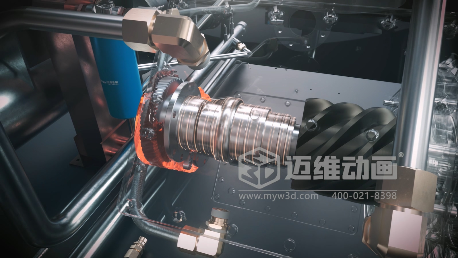 看案例說(shuō)話(huà)：某頭部空壓機品牌用三維動(dòng)畫(huà)，拿下千萬(wàn)訂單的秘密！(圖8)