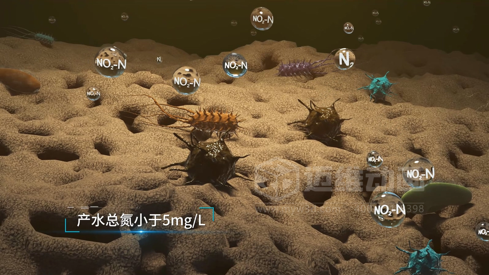 市政污水處理工藝三維動(dòng)畫(huà)(圖5) 市政污水處理工藝三維動(dòng)畫(huà)(圖5)