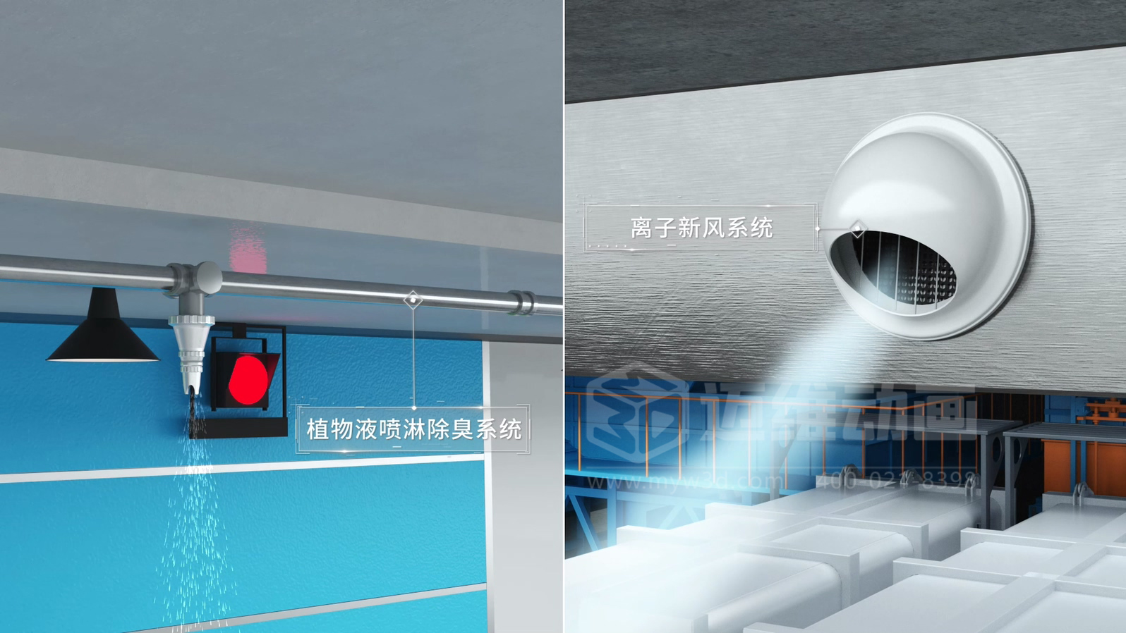 環(huán)衛一體化處理工藝三維動(dòng)畫(huà)(圖8)